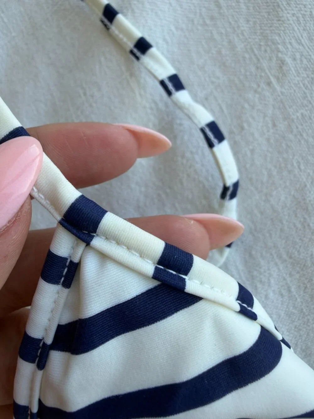 Rachel Pally Triangle Striped Bikini Top - Picture 2 of 5
